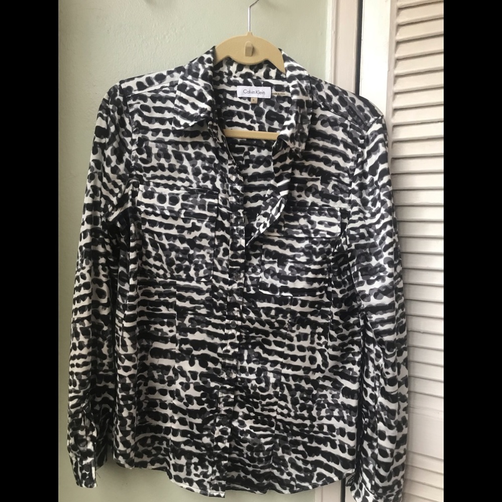 Calvin Klein Button-Down Blouse